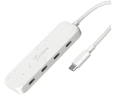J5J5Create J5create – ekologiškas USB-C į 4 prievadų C tipo 2 kartos šakotuvas