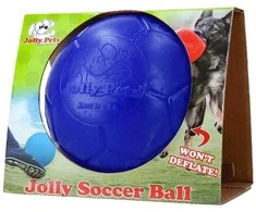 „Jolly Pets“ – Linksmas futbolo kamuolys – Mėlyna – didelis (20 cm)