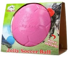 jolly pets - Jolly Soccer Ball - Rožinė - L (20cm)