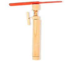Kikkerland - Huckleberry Pull Helicopter - (HB49-F)