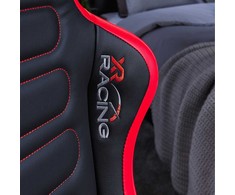X Rocker Xrocker Xr Racing Chicane lenktyninė sėdynė Xr lenktyniniam įrenginiui - juoda ir raudona