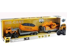 KLX - Die-cast dumper w/hangers, excavator &amp; friction (534676)