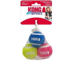 Kong - Sport Softies kamuoliukai S, 3 vnt. pakuotėje, mišrus, Ø5 cm