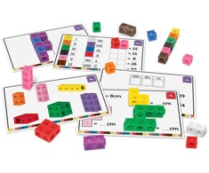 Learning Resources – „MathLink® Cubes“ – matematikos sklandumo rinkinys (LSP4299-SCA)