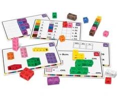 Learning Resources – „MathLink® Cubes“ – matematikos sklandumo rinkinys (LSP4299-SCA)