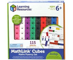 Learning Resources – „MathLink® Cubes“ – matematikos sklandumo rinkinys (LSP4299-SCA)