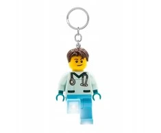 LEGO – raktų pakabukas su šviesos diodu – medicinos profesionalas (4006036-KE194H)