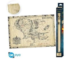 LORD OF THE RINGS - Pergamentinis plakatas - Viduržemė
