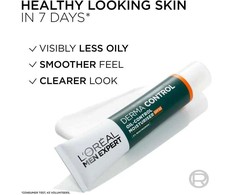 L'Oréal Paris Men Expert Derma Control dieninis kremas SPF 30, 40 ml