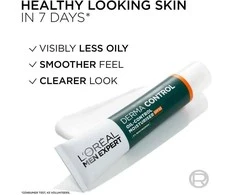 L'Oréal Paris Men Expert Derma Control dieninis kremas SPF 30, 40 ml