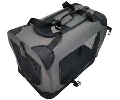 LS Petproducts - Minkštas šunų narvas - L - Pilkas - (700024101236)