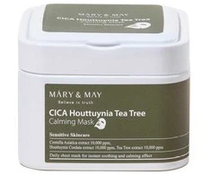 Mary&amp;May - Cica Houttuynia arbatmedžio raminamoji kaukė - 30 vnt. - 400 ml