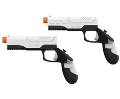 Maxx Tech VR dviejų žaidimų ginklų rinkinys, skirtas Meta Quest 3
