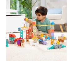 Melissa &amp; Doug - Blockables konstravimo rinkinys Transporto priemonės (806013)