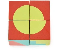 Mentari – Block Puzzle 4 vnt – Formos ir spalvos – (MT7113)
