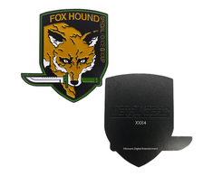 Fanatik Metal Gear Solid FOXHOUND Insignia riboto leidimo luitas