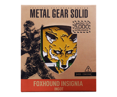 Fanatik Metal Gear Solid FOXHOUND Insignia riboto leidimo luitas