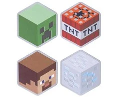 Paladone Minecraft metaliniai padėkliukai
