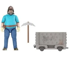 Mattel Minecraft - Steve &amp; Minecart Movie (JGP20)