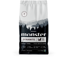 Monster Pet Food - Dog Original Dynamite Chicken/Turkey - 12 kg