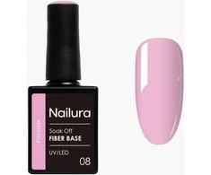 Nailura - Pluošto pagrindas - Fuksija - 10 ml