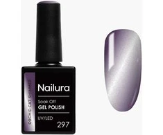Nailura - Orchid Cat Shimmer gelinis lakas 297 - Tamsiai violetinė - 10 ml