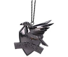 Nemesis Now Hario Poterio varno nagų skiauterė (sidabro) kabantis ornamentas 7 cm