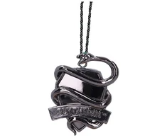 Nemesis Now Hario Poterio Slytherin Crest (sidabrinis) kabantis ornamentas 6,3 cm