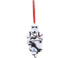 Nemesis Now Stormtrooper In Fairy Lights kabantis ornamentuotas 9cm