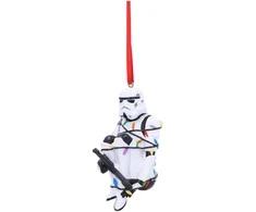 Nemesis Now Stormtrooper In Fairy Lights kabantis ornamentuotas 9cm