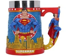 Nemesis Now Supermenas iš plieno Tankard 15,5 cm