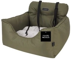 Nordic Paws - Automobilinė kėdutė Luxury Army Cozy - (697271866724)