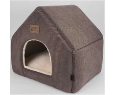 Nordic paws - Elva Cat Cave - Brown/rusvai gelsvas - 46 x 43 x 42 cm