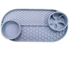 Nordic Paws - Laižymo kilimėlis 3in1 - Pilka - 32x16,5cm