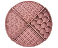 Nordic paws - Lickmat Round - Raudona - 21x21cm
