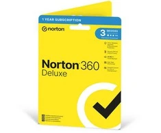 NORTON - 360 Deluxe antivirusinė programinė įranga - 3 įrenginiai 1 metams
