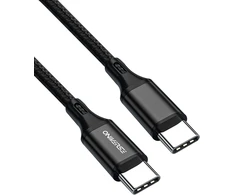 Oniverse USB-C į USB-C įkrovimo laidas, 3 m – juodas