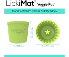 LICKIMAT – Yoggie Pot Oranžinis – (645.5462)