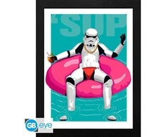 Plakatas ORIGINALUS STORMTROOPER – įrėmintas spaudinys „Pool Boy“ (30x40) x2
