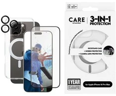 Panzer Glass „CARE by PanzerGlass“ – trijų funkcijų keraminis rinkinys – „iPhone 16 Pro Max“