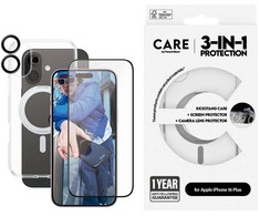 Panzer Glass „CARE by PanzerGlass“ – trijų funkcijų keraminis rinkinys – „iPhone 16 Plus“
