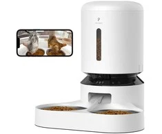 Petlibro - Granary Camera Dvigubas maisto padėklas - Baltas - 5L