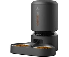 Petlibro - „Granary“ dvigubas maisto padėklas - juodas - 5 l