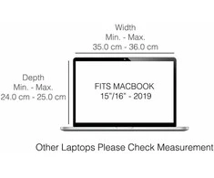 Baseus Philbert - Sun Shade &amp; Privacy Sleeve/Bag Hemp MacBook 15-16'', Juodas