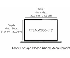 Baseus Philbert - Sun Shade &amp; Privacy Sleeve/Bag Hemp MacBook 13'', Juodas
