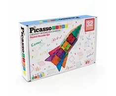 Cubika Picasso Tiles – raketų stiprintuvo rinkinys (32 vnt) (PT32)