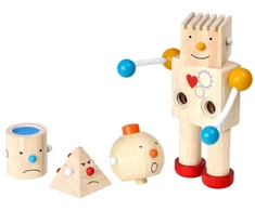 PlanToys lavinamoji priemonė - žaidimas Pastatyk robotą (PT5183)