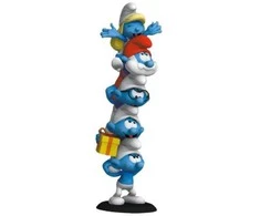 Plastoy Smurfs Resin statula Smurfs Column Polichrome Edition 50 cm