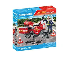 Playmobil - Motociklo gaisras ir naftos išsiliejimo incidentas (71466)