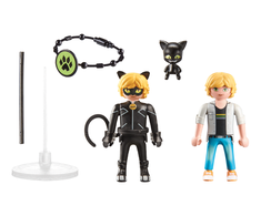 Playmobil - Miraculous: Adrien &amp; Cat Noir (71337)